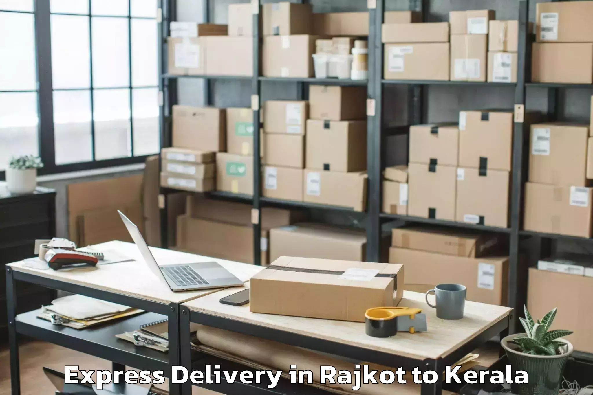 Rajkot to Mannarakkat Express Delivery